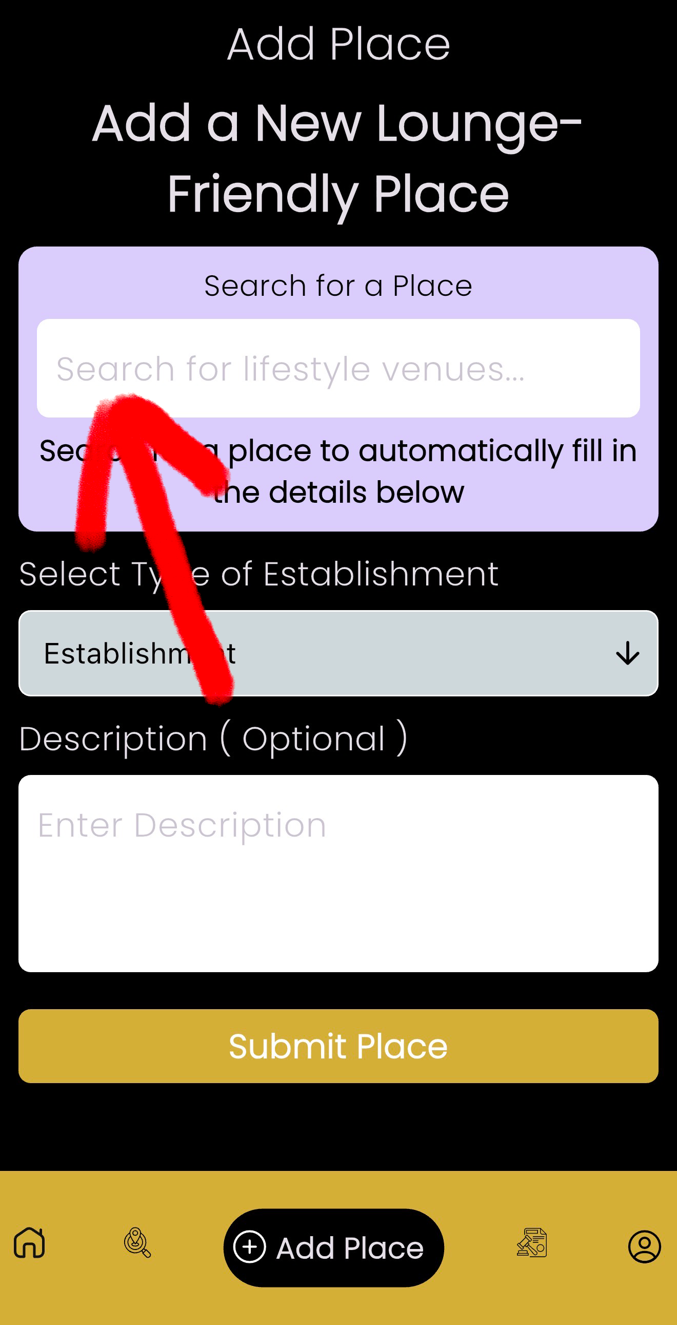 Add Places Step 2